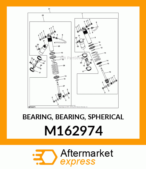 BEARING, BEARING, SPHERICAL M162974