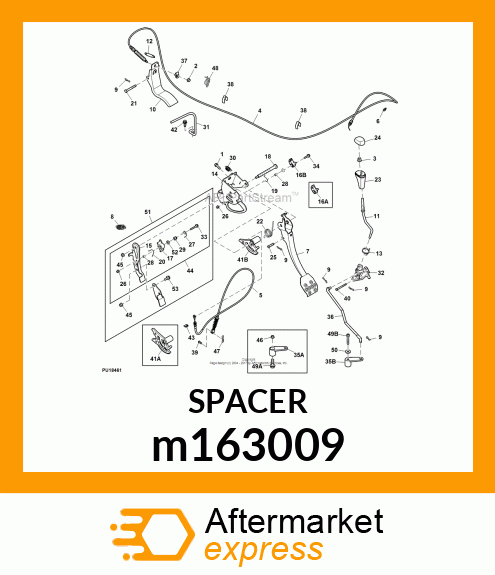 KIT, PARK PEDAL ASSY m163009