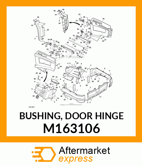 BUSHING, DOOR HINGE M163106