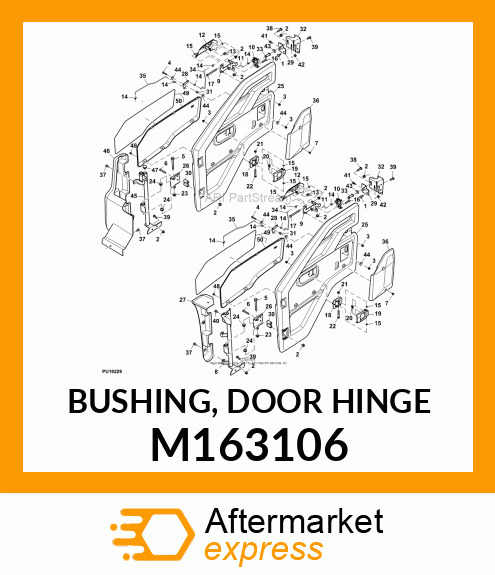 BUSHING, DOOR HINGE M163106