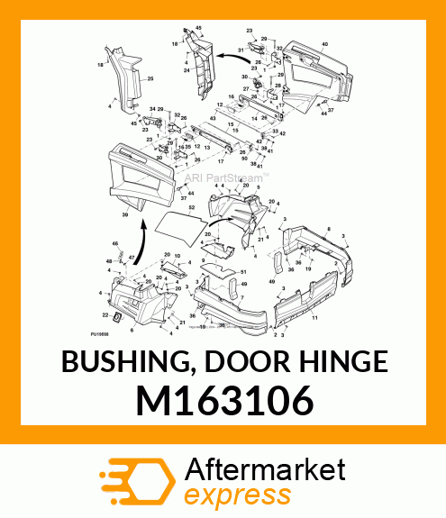 BUSHING, DOOR HINGE M163106