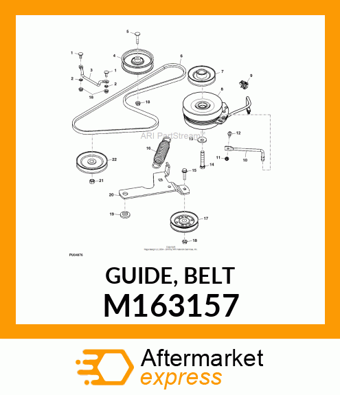 GUIDE, BELT M163157