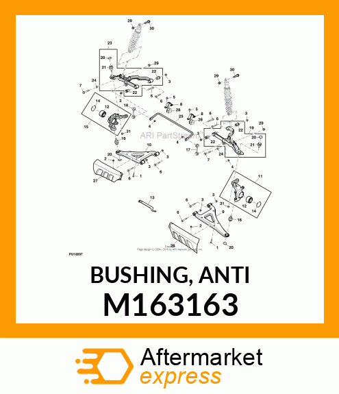 BUSHING, ANTI M163163