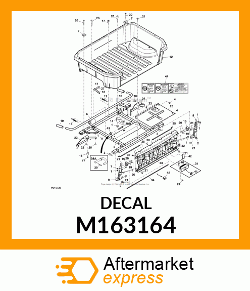 LABEL, LABEL, LEAPING DEERE M163164