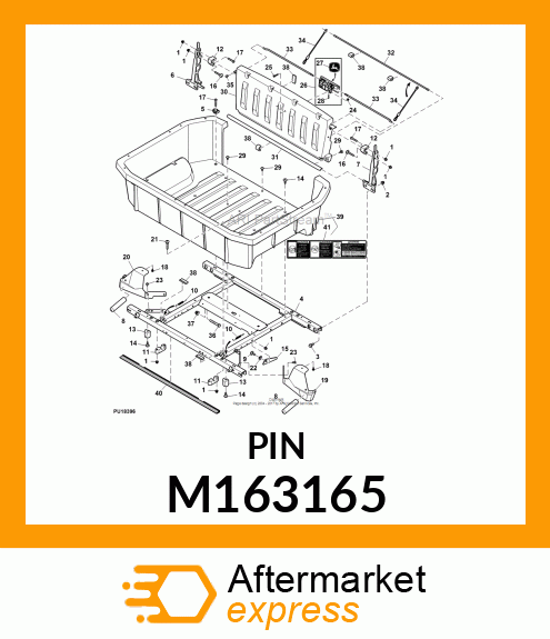 CLIP, RETAINING M163165