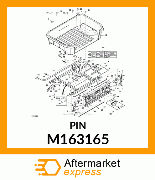 CLIP, RETAINING M163165