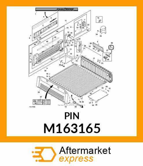 CLIP, RETAINING M163165