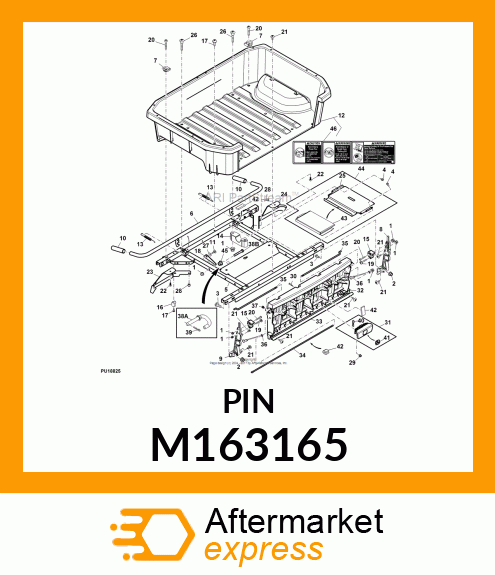 CLIP, RETAINING M163165