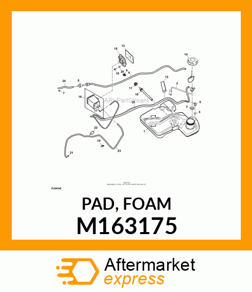 PAD, FOAM M163175