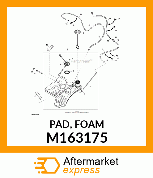 PAD, FOAM M163175