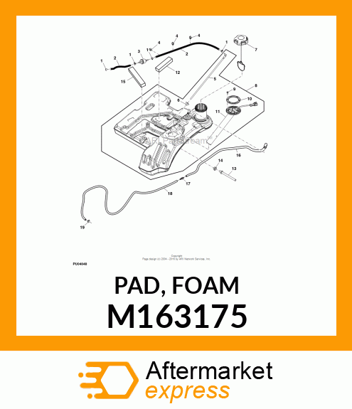 PAD, FOAM M163175