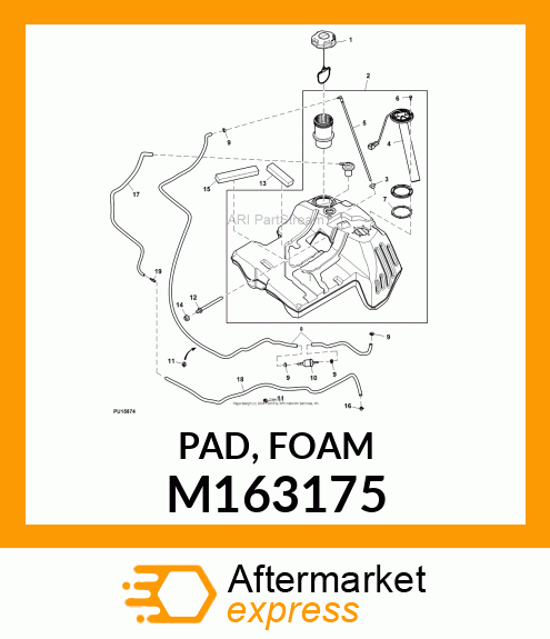 PAD, FOAM M163175