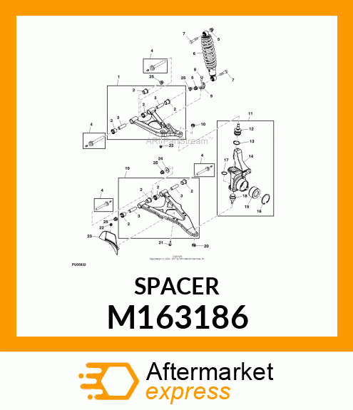 SLEEVE, SLEEVE, PIVOT, DRILLED M163186