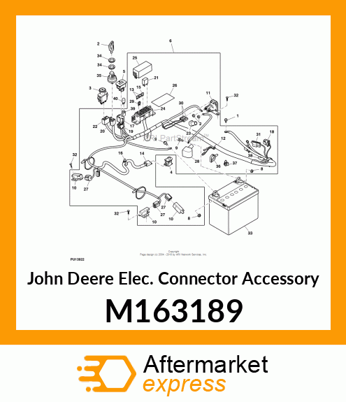 KEY, LOAD CENTER M163189