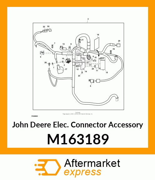 KEY, LOAD CENTER M163189