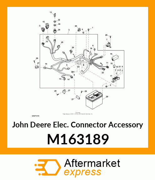 KEY, LOAD CENTER M163189