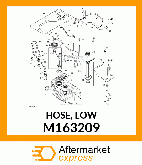 HOSE, LOW M163209