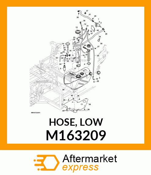 HOSE, LOW M163209