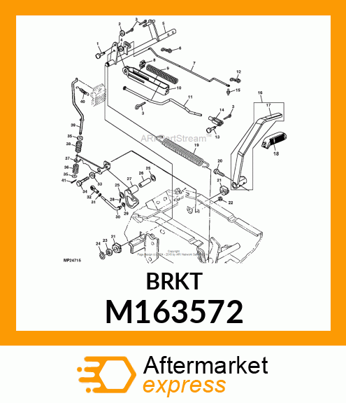 RETAINER, RETAINER, SPRING M163572