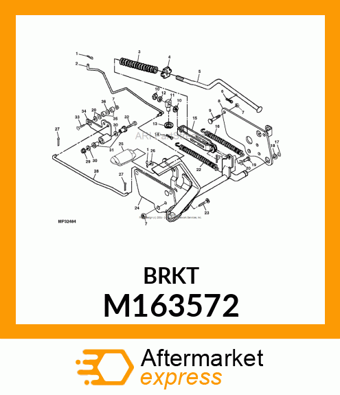 RETAINER, RETAINER, SPRING M163572