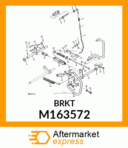 RETAINER, RETAINER, SPRING M163572