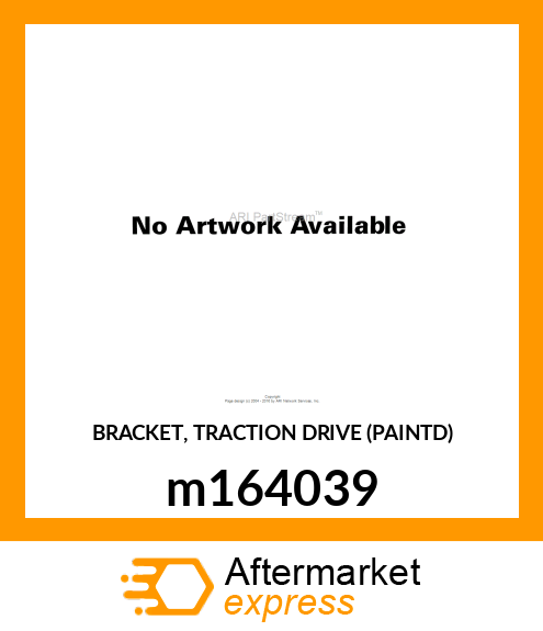 BRACKET, TRACTION DRIVE (PAINTD) m164039