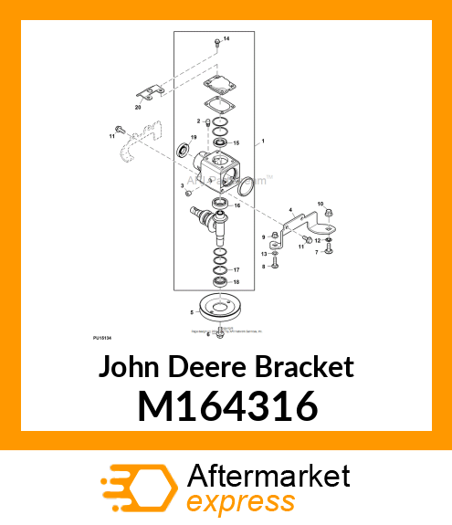 BRACKET, GEARBOX MOUNTING M164316