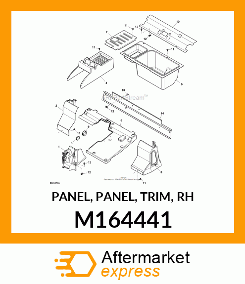 PANEL, PANEL, TRIM, RH M164441