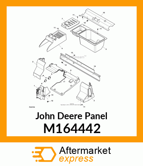 PANEL, PANEL, TRIM, LH M164442