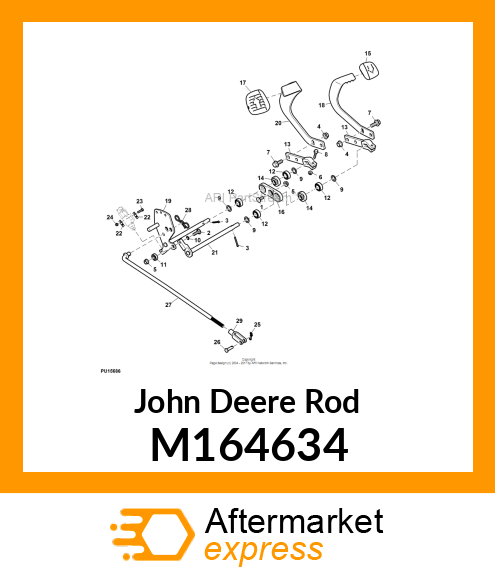 ROD, FORWARD/REVERSE CONTROL M164634