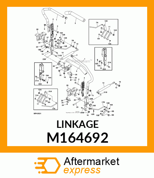 LINKAGE, STEERING M164692