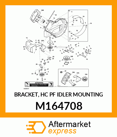 BRACKET, HC PF IDLER MOUNTING M164708