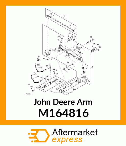 ARM, STEERING (UPPER) M164816