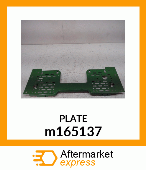 PLATE, ENGINE PAN REAR m165137