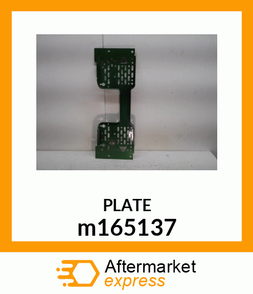 PLATE, ENGINE PAN REAR m165137