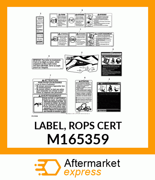 LABEL, ROPS CERT M165359