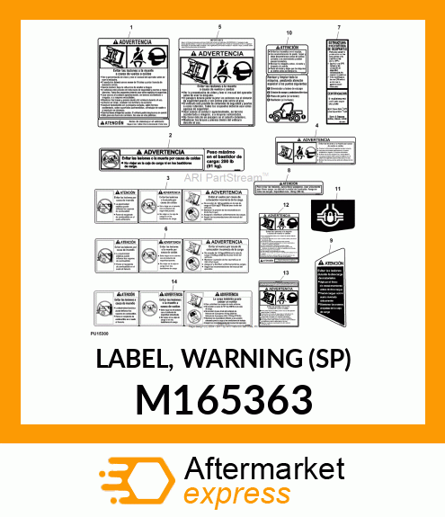 LABEL, WARNING (SP) M165363