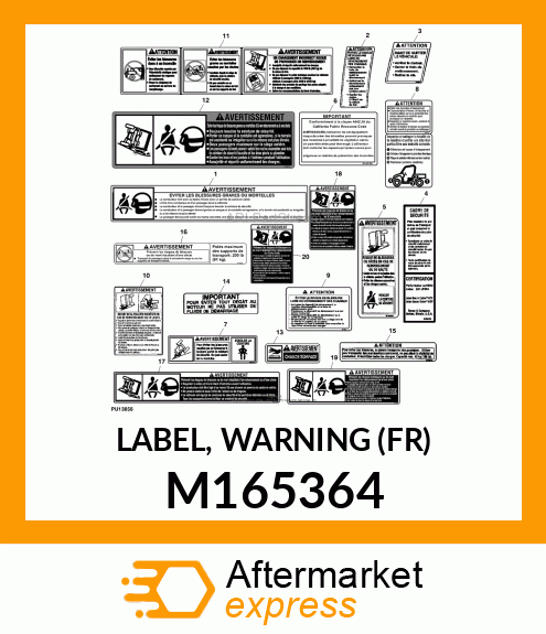 LABEL, WARNING (FR) M165364