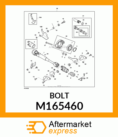 PIN PIVOT 2WD X700 AUTOCONNECT M165460