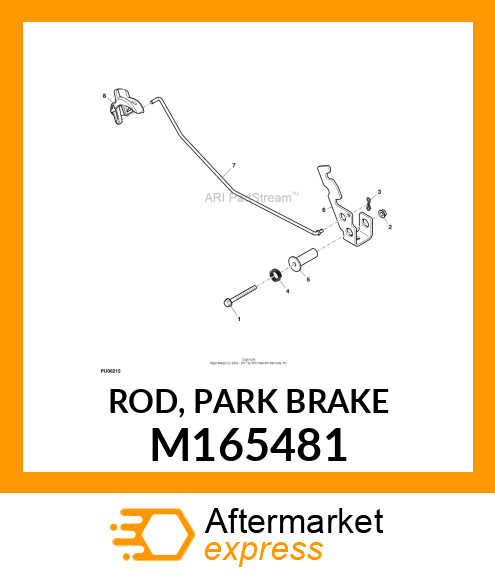 ROD, PARK BRAKE M165481