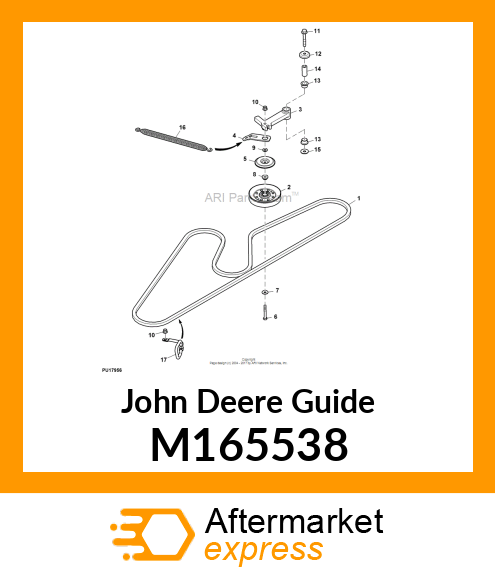 GUIDE, BELT M165538