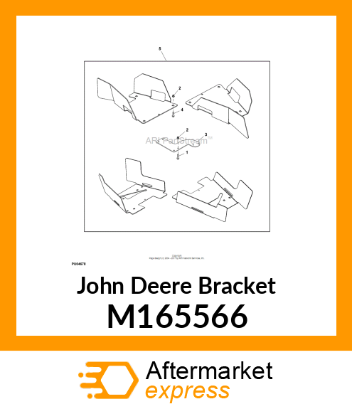 BRACKET, CV GUARD COMBINATION M165566