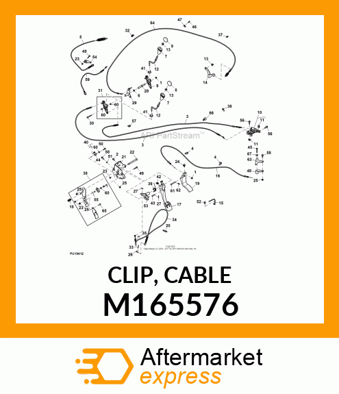 CLIP, CABLE M165576