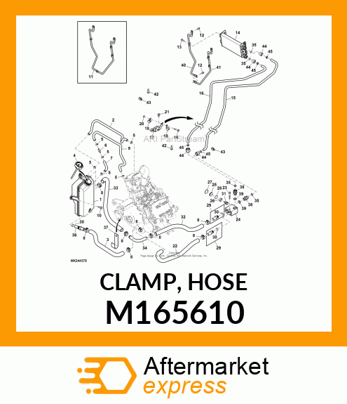 CLAMP, HOSE M165610