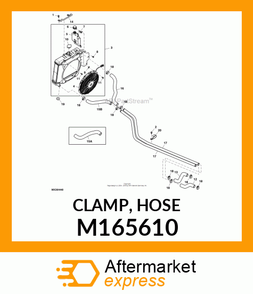 CLAMP, HOSE M165610