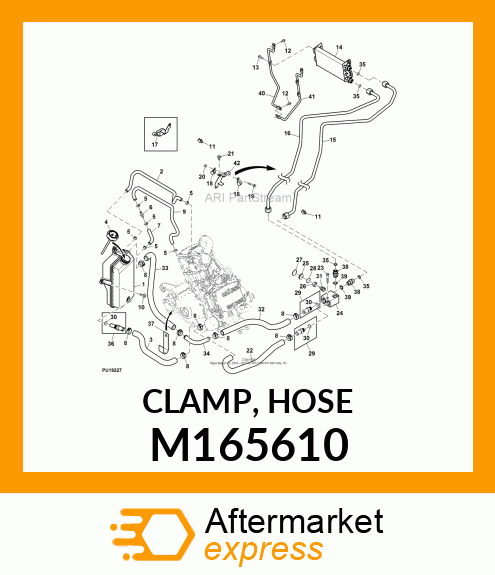 CLAMP, HOSE M165610