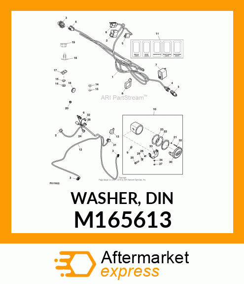 WASHER, DIN M165613