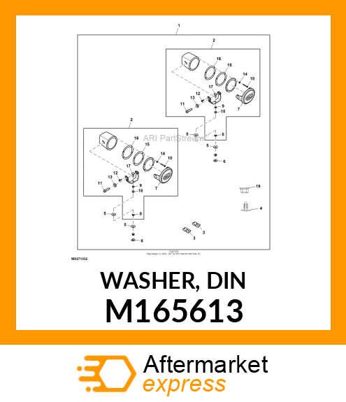 WASHER, DIN M165613