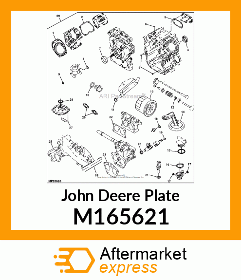 PLATE ECU MOUNTING M165621