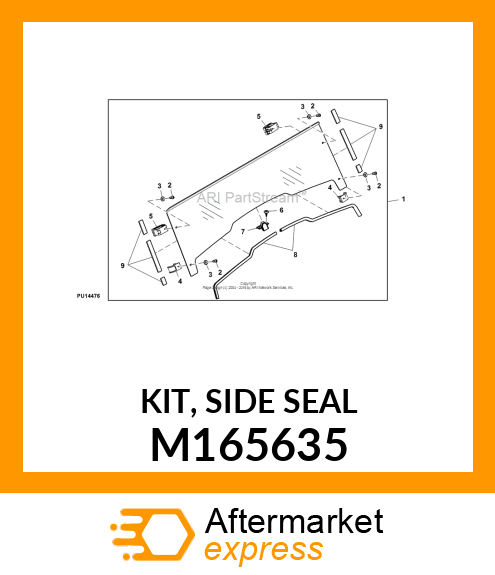 KIT, SIDE SEAL M165635